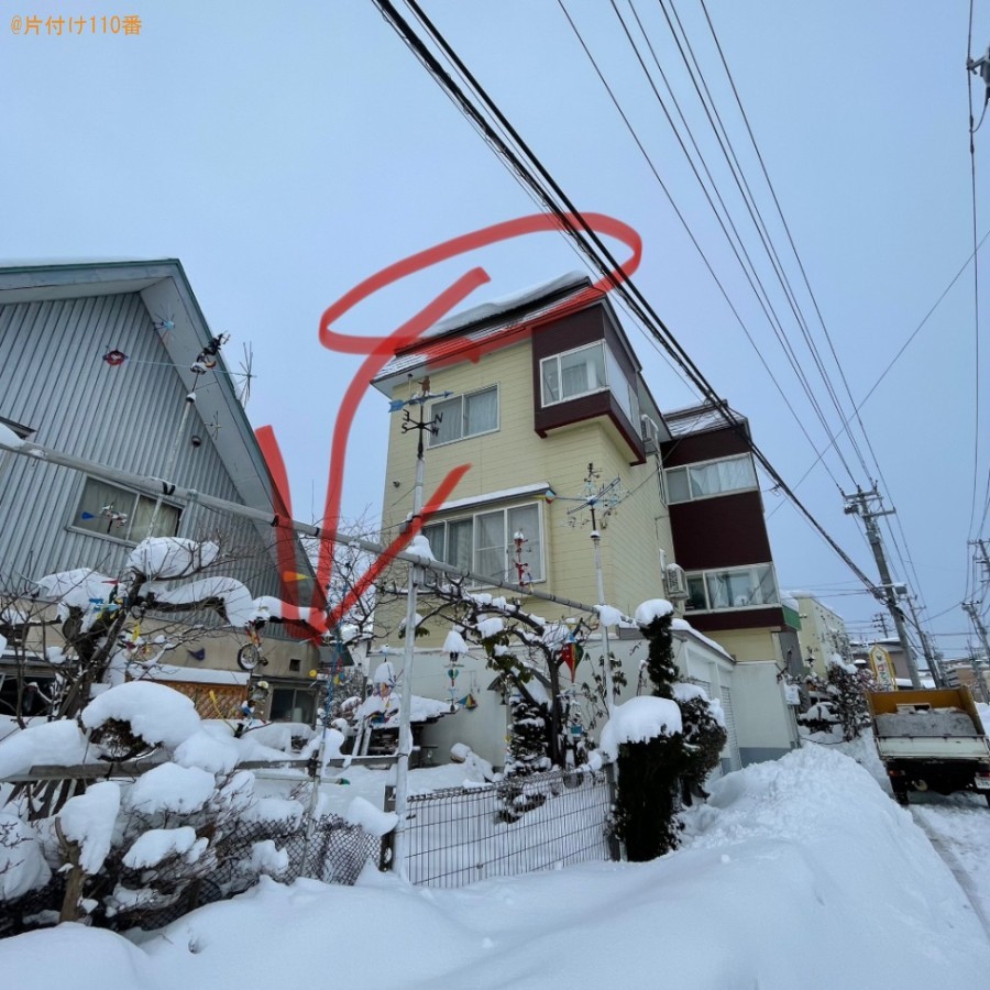 屋根の雪下ろし作業ご依頼　お客様の声