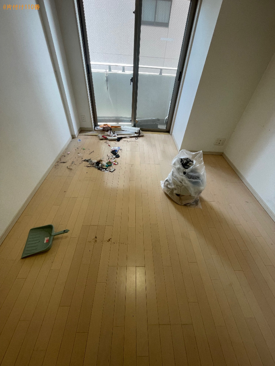 一般ゴミの回収とフローリングクリーニングご依頼　お客様の声